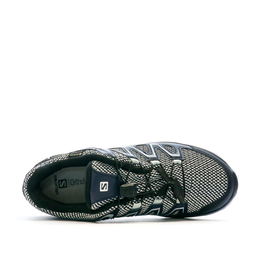Chaussures de randonnée Noire/Bleu Femme Salomon Custer vue 4