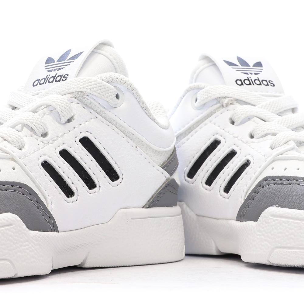 Baskets Blanches/Grises Garçon Adidas Drop vue 7