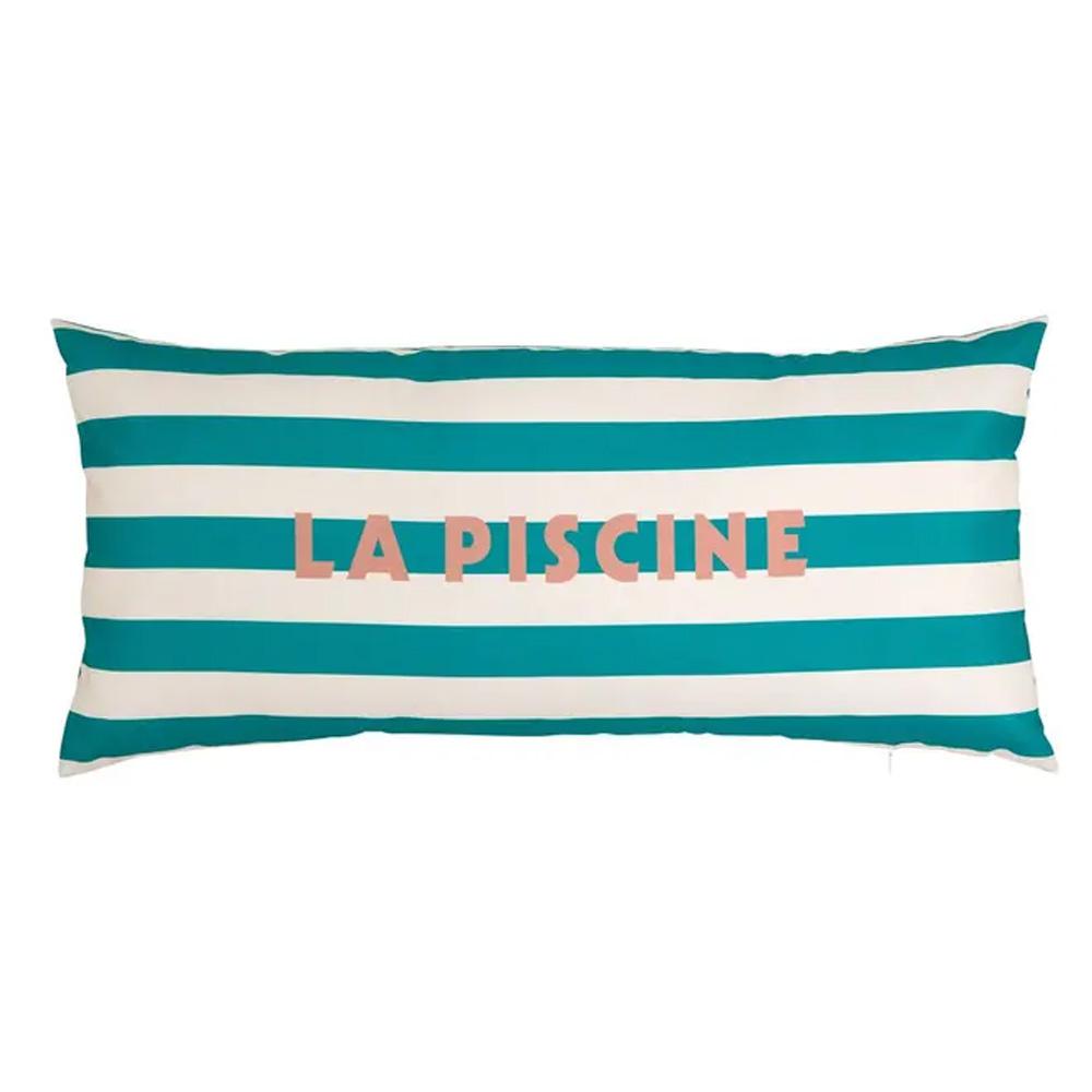 Coussin d'extérieur rectangulaire Bleu Atmosphera Piscine pas cher