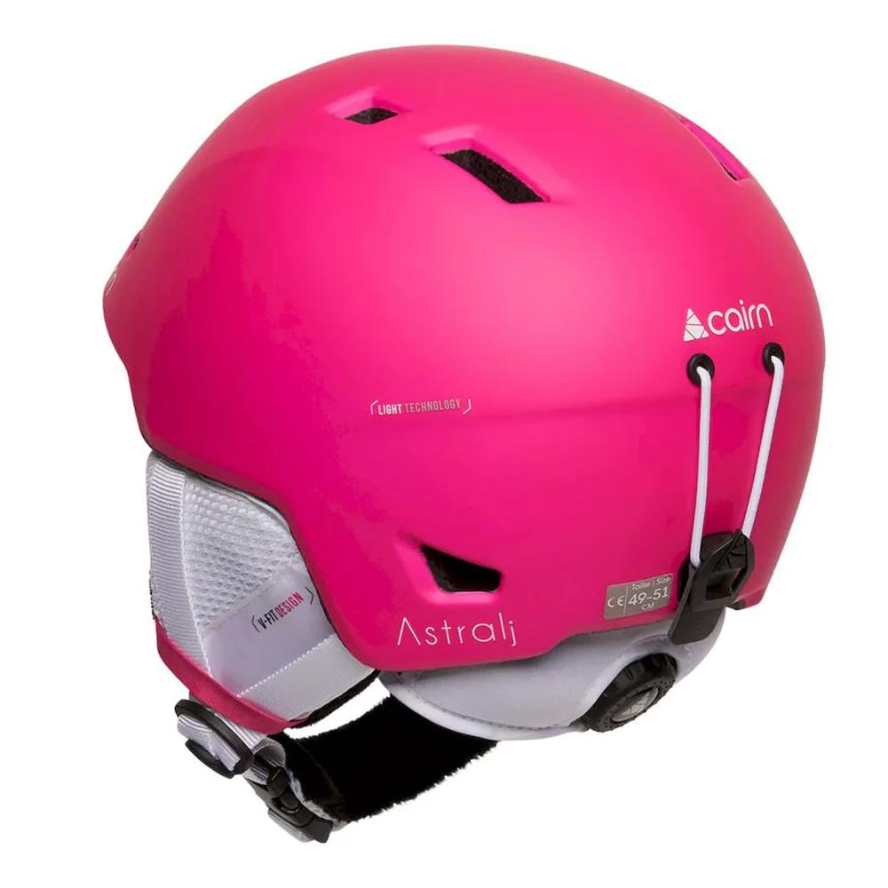 Casque de Ski Rose Fille Cairn Android Mat Fluo vue 2