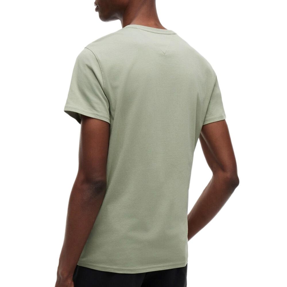 T-shirt Vert Homme Tommy Hilfiger Tjm Xslim Jersey vue 2
