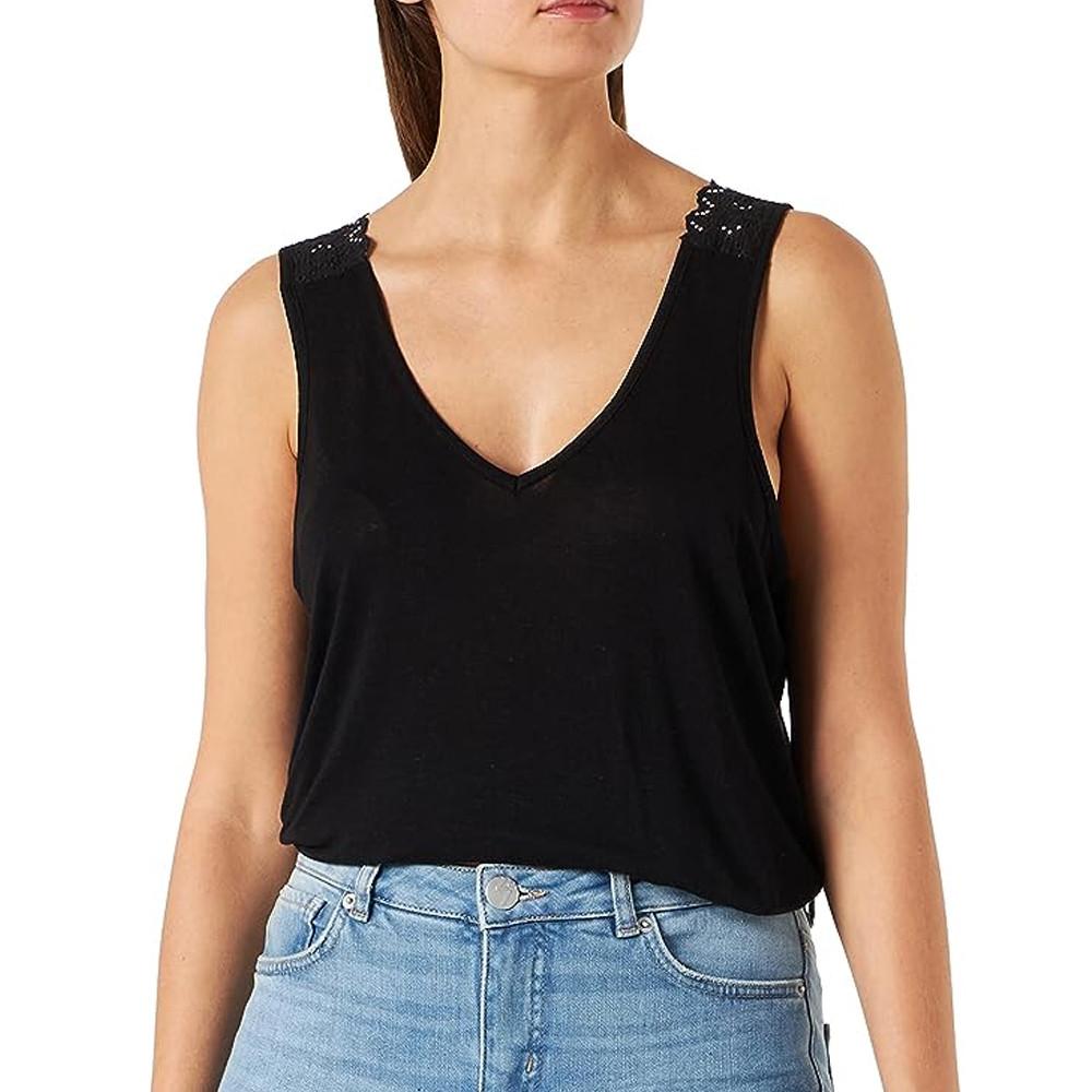Débardeur Noir Femme Kaporal Froz pas cher