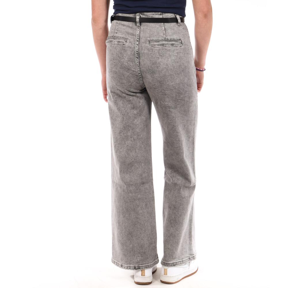 Jean Droit Gris Femme Monday Premium 109 vue 2