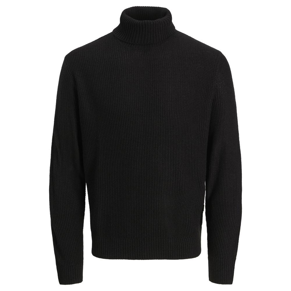 Pull Noir Homme Jack & Jones Rice pas cher