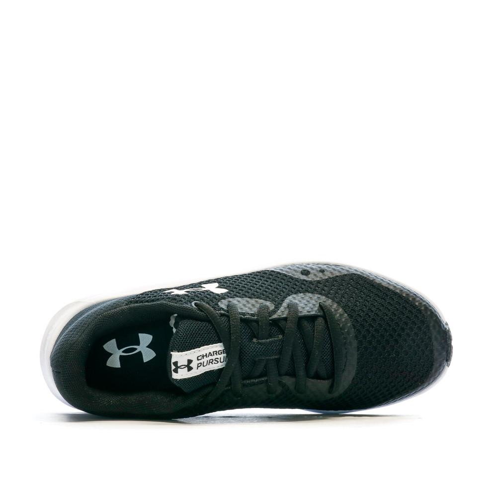 Chaussures de Running Noir/Blanc Femme Under Armour Charged Pursuit 3 vue 4