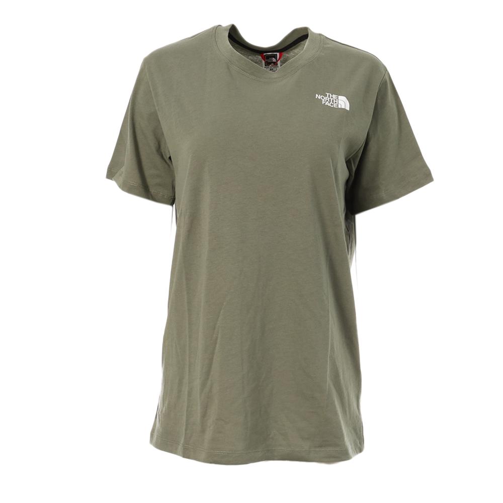 T-shirt Kaki Femme The North Face Mntnsky pas cher