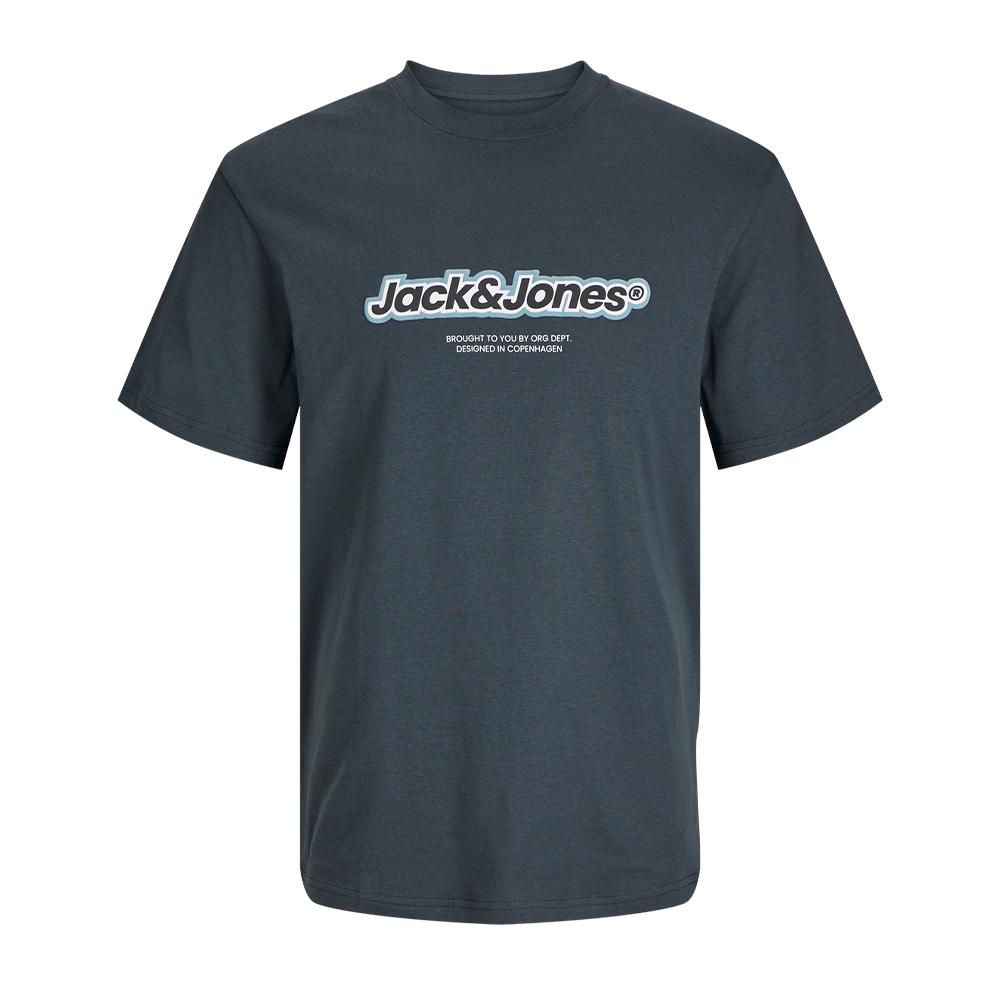 T-shirt Bleu Garçon Jack & Jones Jorvester pas cher