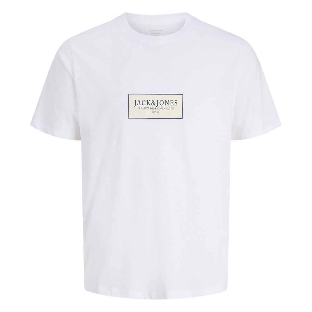 T-Shirt Blanc Homme Jack & Jones Greene pas cher