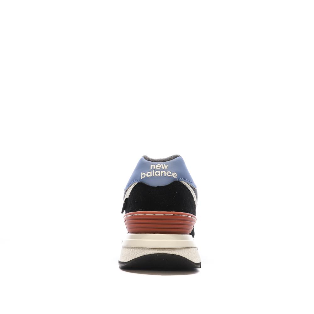 Baskets Noires/Bleues Homme New Balance 574 vue 3