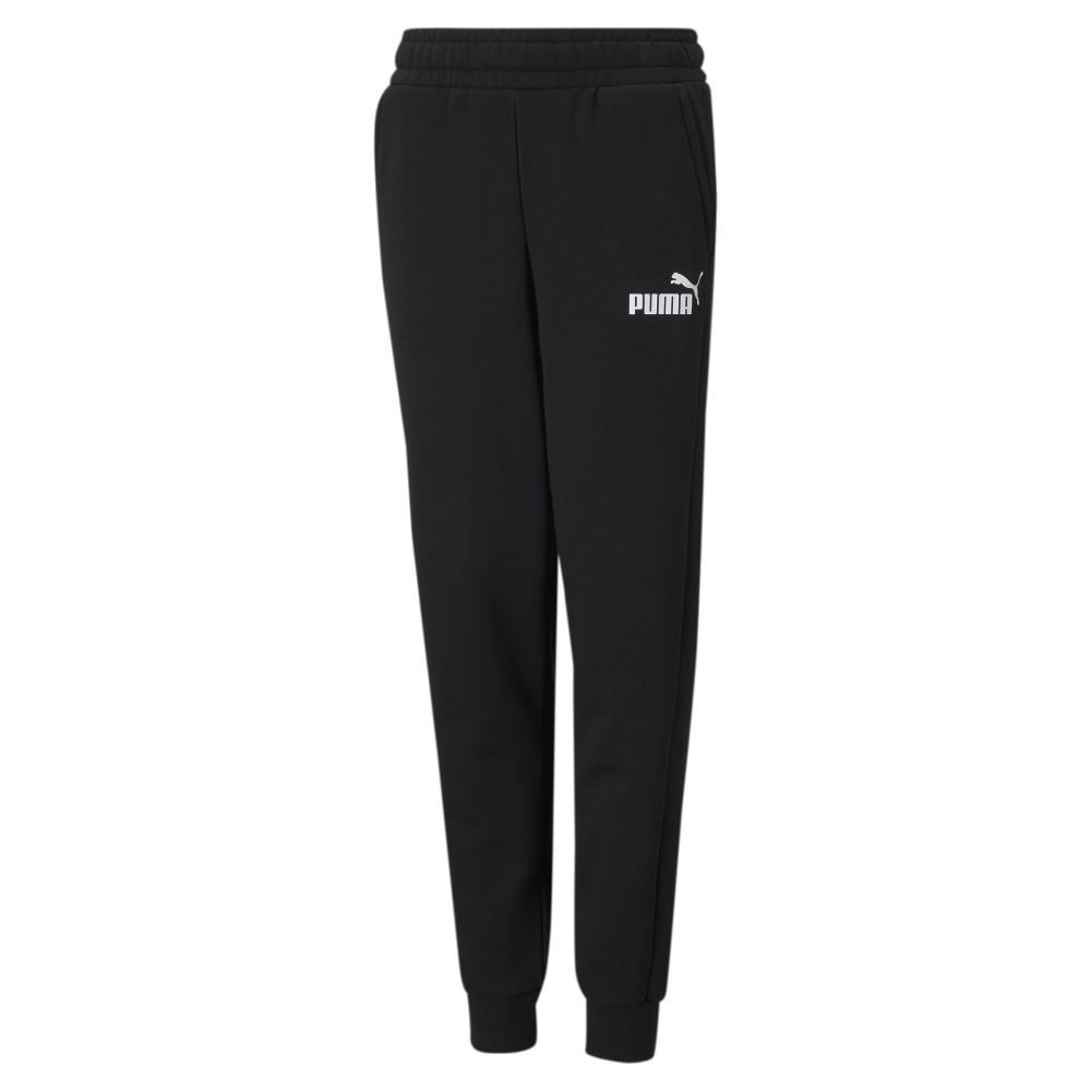 Jogging Noir Garçon Puma Essential Logo pas cher