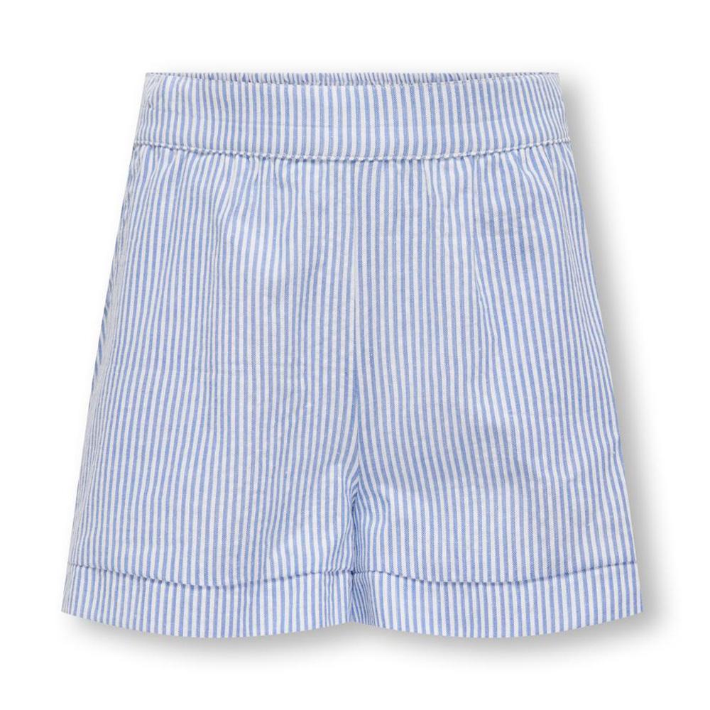 Pantalón corto azul/crudo para niña ONLY Kogsmilla barato