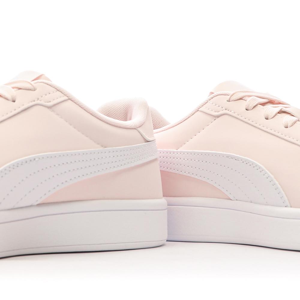 Baskets Rose/Blanc Femme Puma Smash vue 7
