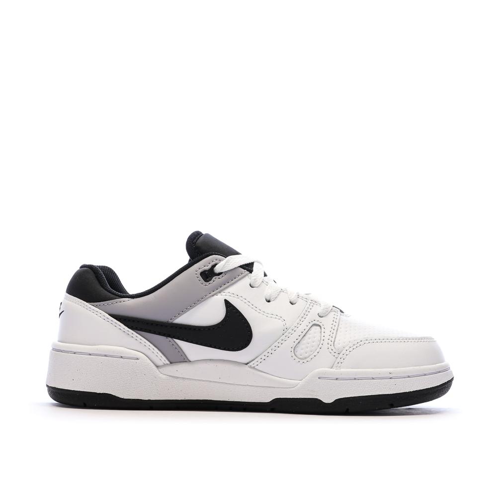 Baskets Blanc/Gris/Noir Garçon Nike Full Force Lo vue 2