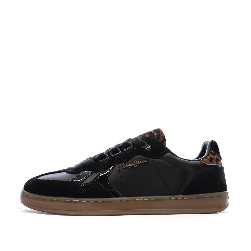 Baskets Noires Femme Pepe jeans Ball Night pas cher