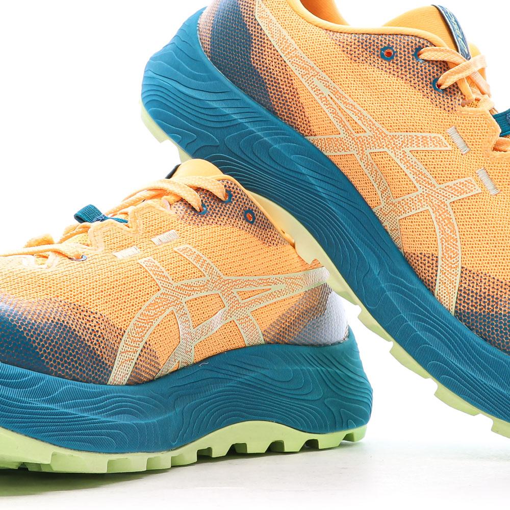 Chaussures de trail Orange/Turquoise Homme Asics Gel-trabuco 12 vue 7