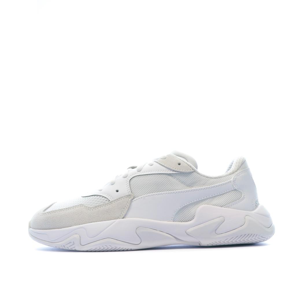 Baskets blanches homme/garçon Puma Storm Origin pas cher