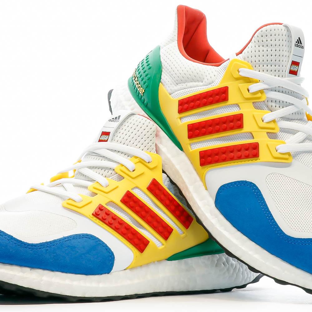 Chaussure de Running Blanches Adidas Ultraboost Dna X Lego FZ3983 vue 7