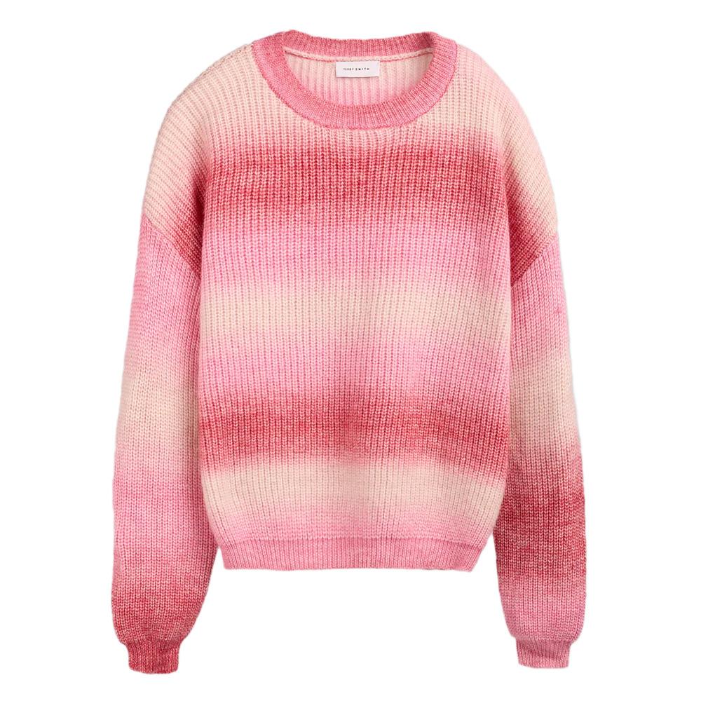 Pull Rose Femme Teddy Smith Stripy pas cher