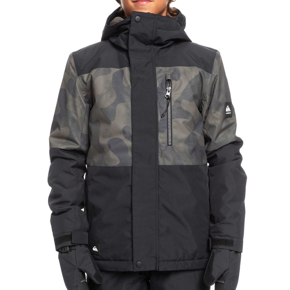 Veste de ski Gris Garçon Quiksilver Mission Block Y B Snjt pas cher