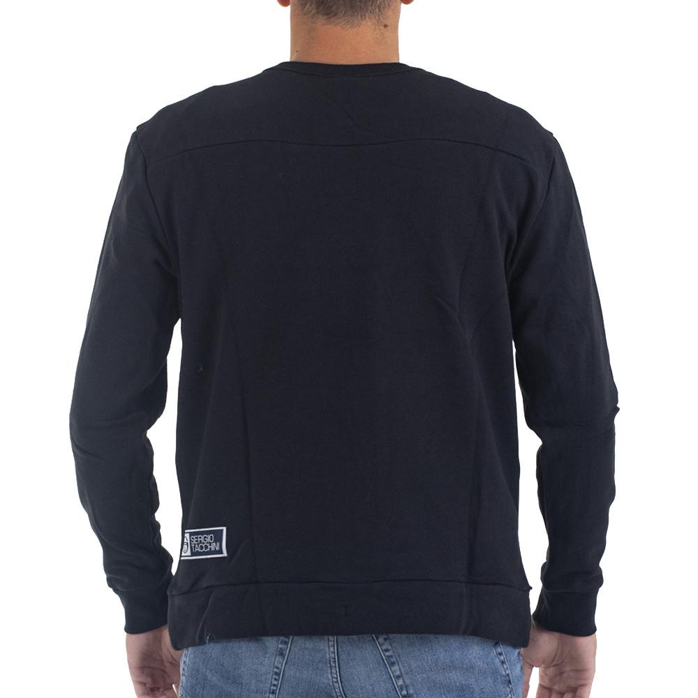 Sweat Noir Homme Sergio Tacchini Idol vue 2