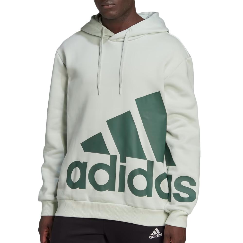 Sweat à Capuche Vert Homme Adidas HL68 pas cher