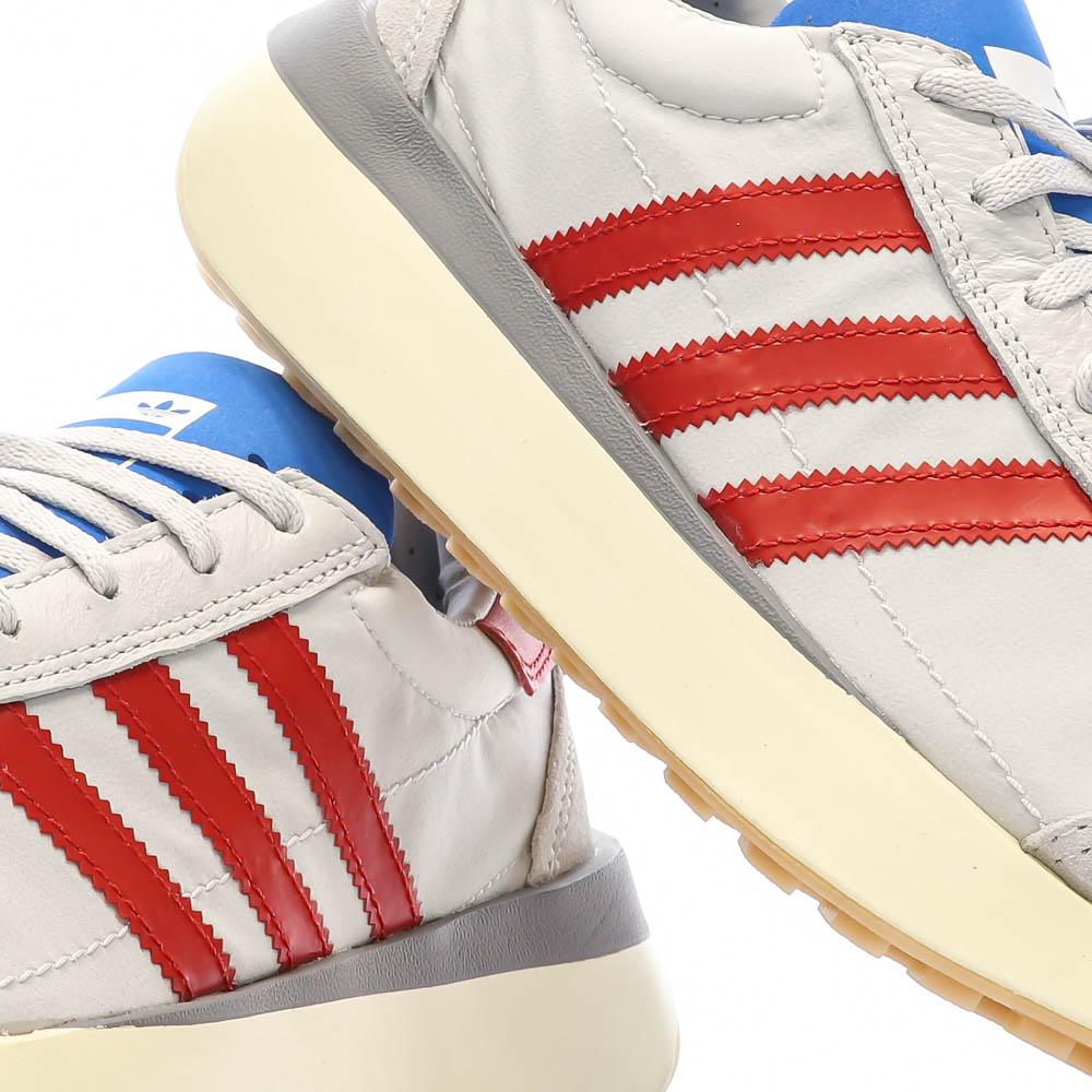Baskets Gris/Bleu/Rouge Homme Adidas Country vue 7