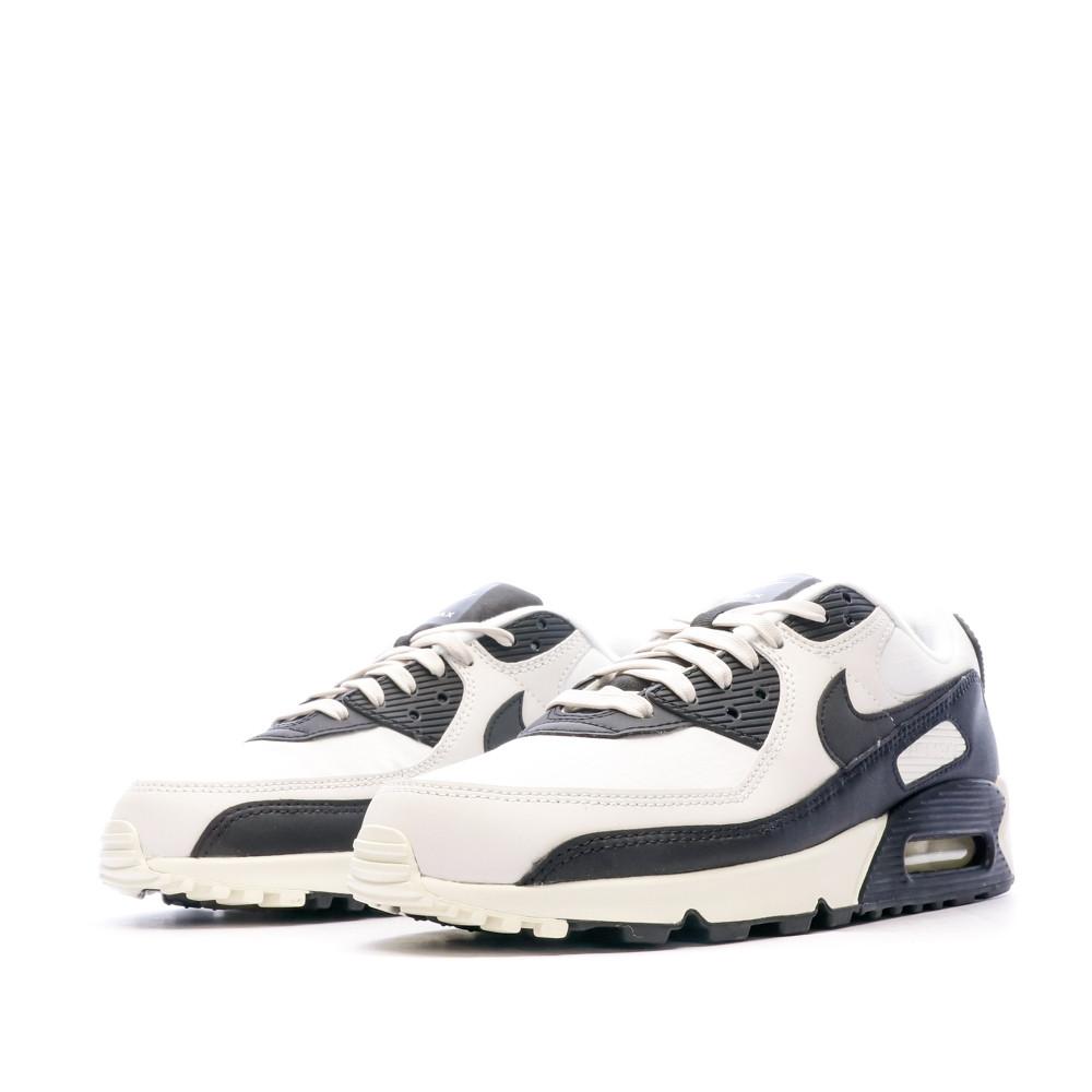Baskets Noir/Blanc Mixte Nike Air Max 90 vue 6