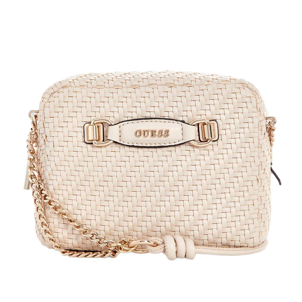 Sac à bandoulière Beige Femme Guess Francy Camera pas cher