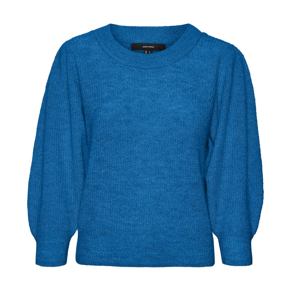 Pull Bleu Femme Vero Moda Vigga pas cher