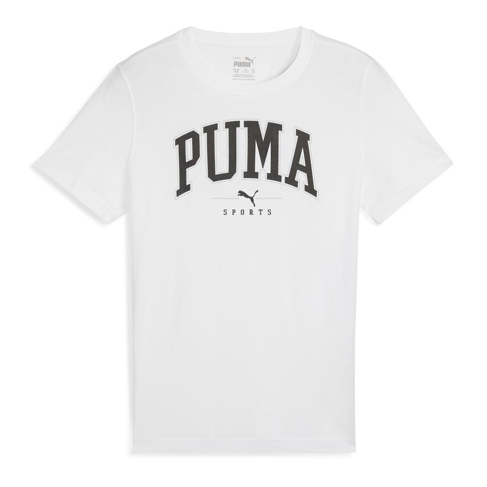 T-shirt Blanc Garçon Puma Squad Big pas cher