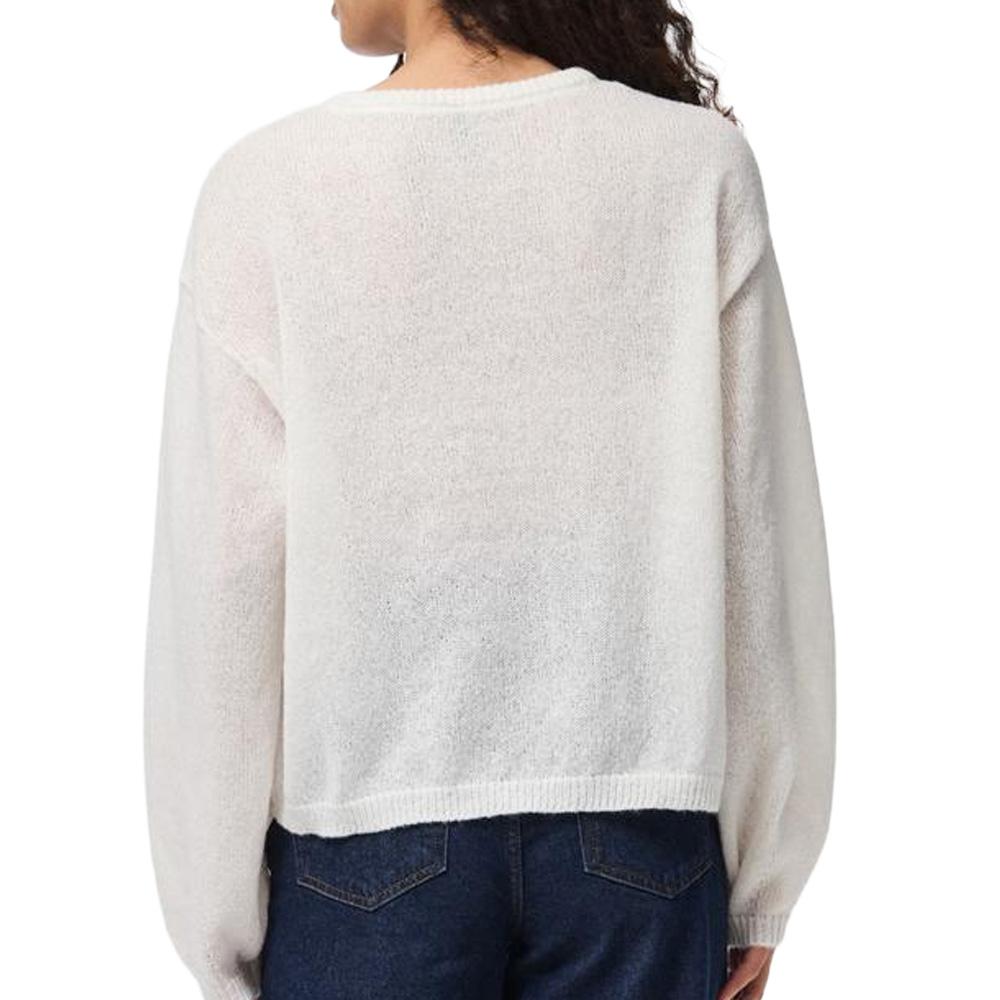 Pieces Pcida Women’s White Jumper Photo of the Espace des Marques %store% store - view of %key%