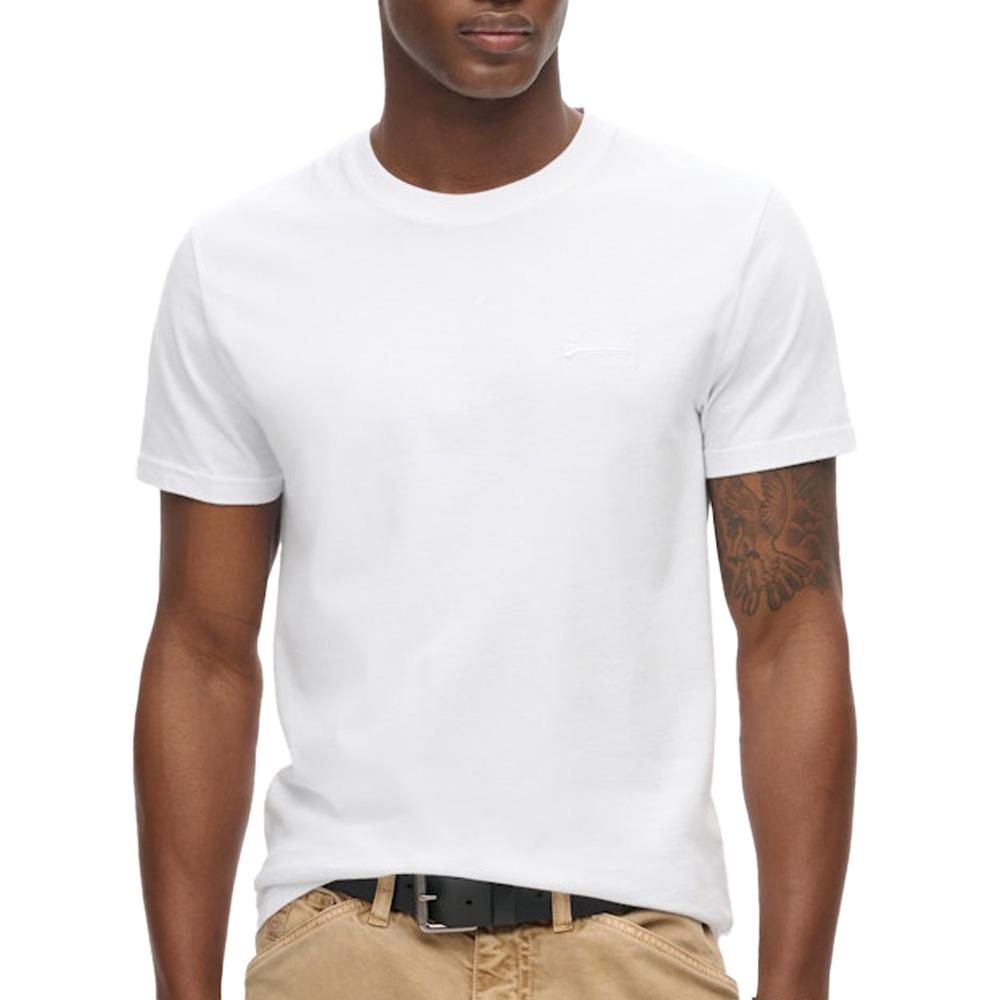 T-shirt Blanc Homme Superdry Vintage LogoR6Ts pas cher