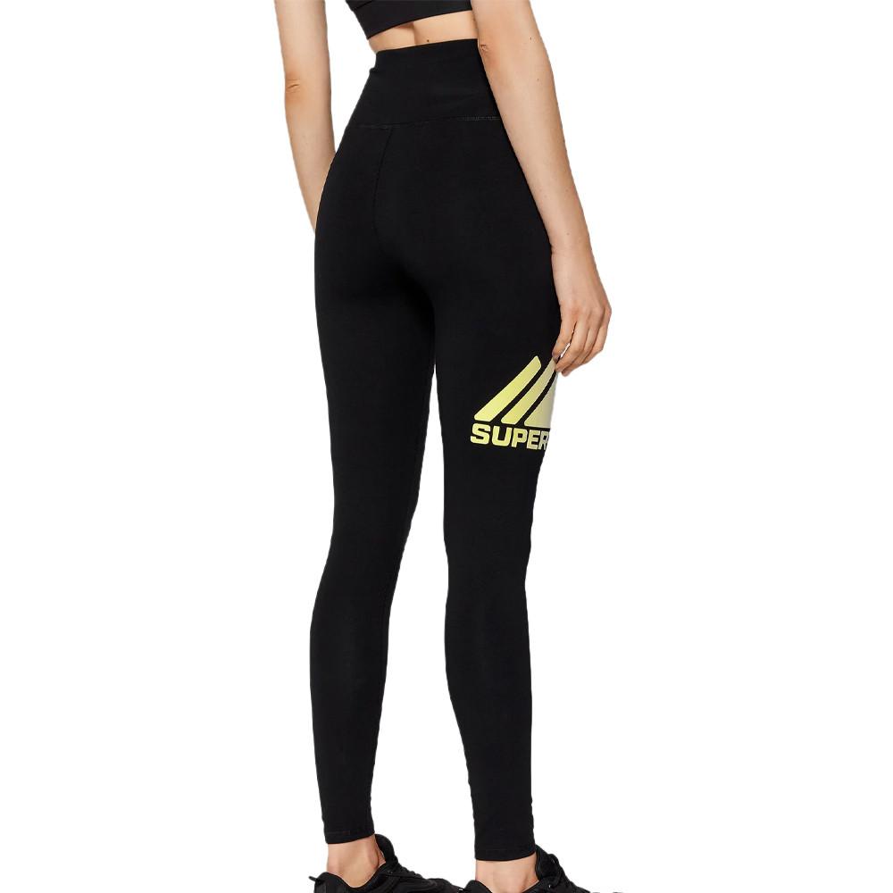 Legging Noir Femme Superdry Mountain Sport vue 2