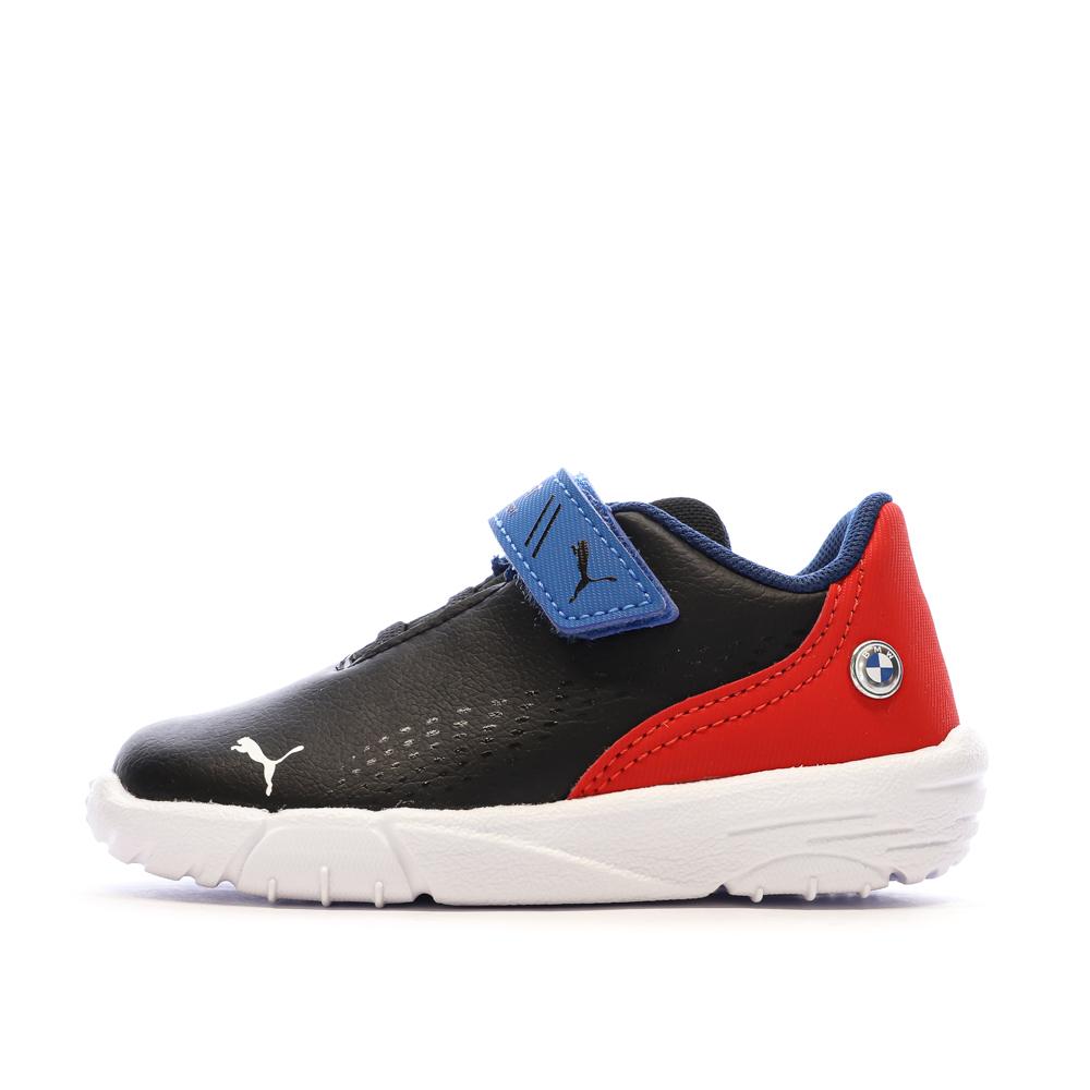 Baskets Noires/Rouges/Bleu Garçon Puma Drift Cat pas cher
