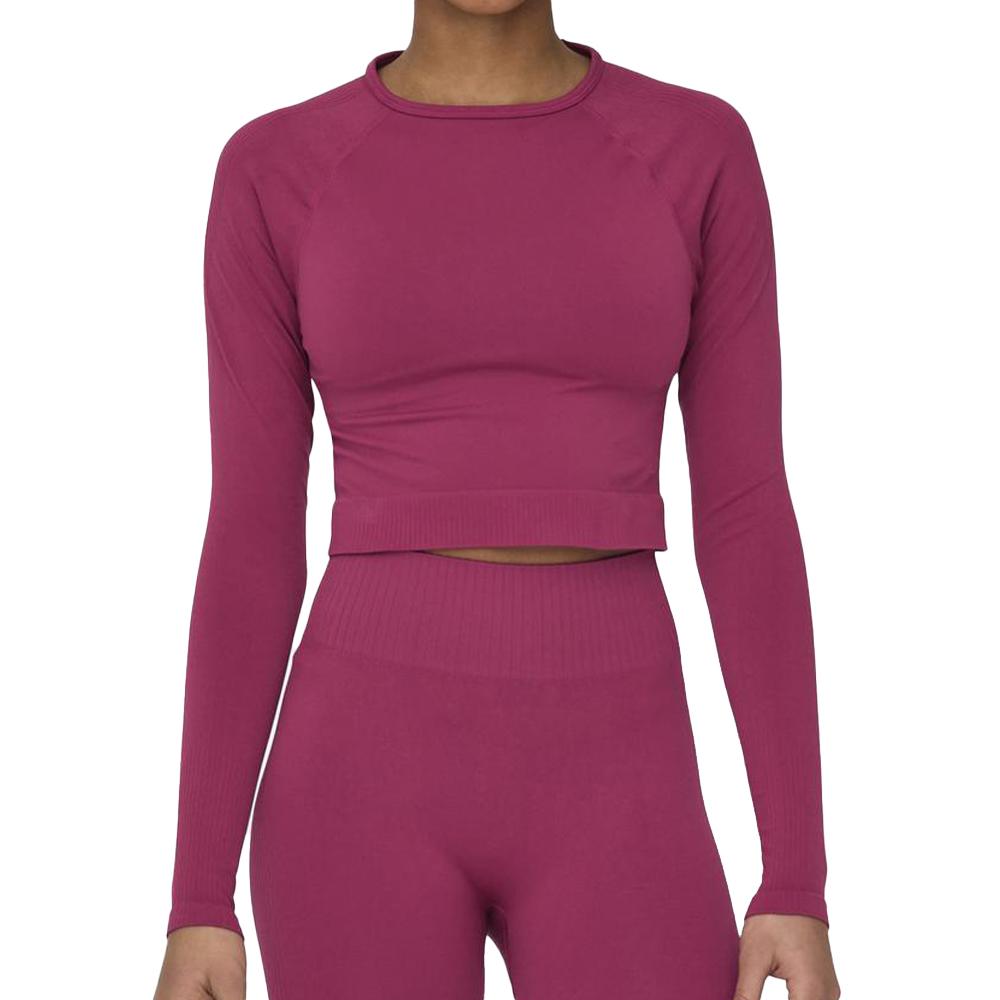 Top de sport Fuchsia Femme Only Jiji Seam pas cher