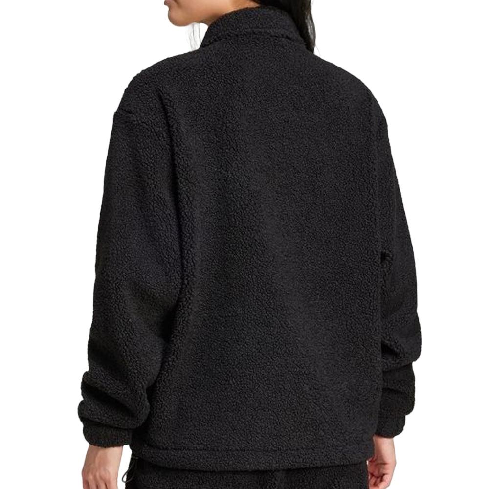 Veste Noire Femme Adidas Teddy Fl vue 2