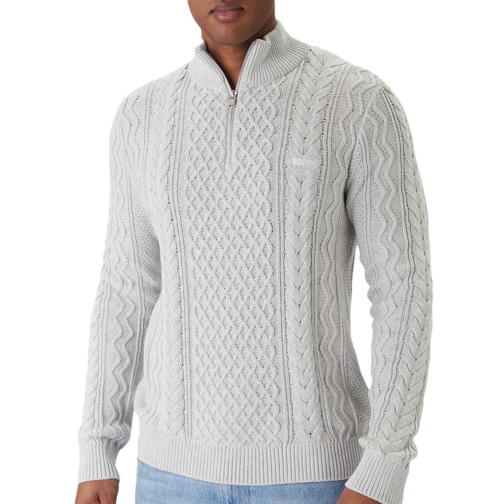 Tommy Hilfiger Cable Sweater Gris barato