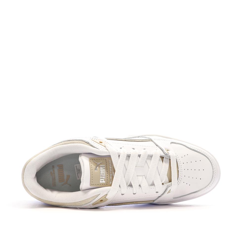 Baskets Blanc/Beige Homme Puma Slips tream vue 4