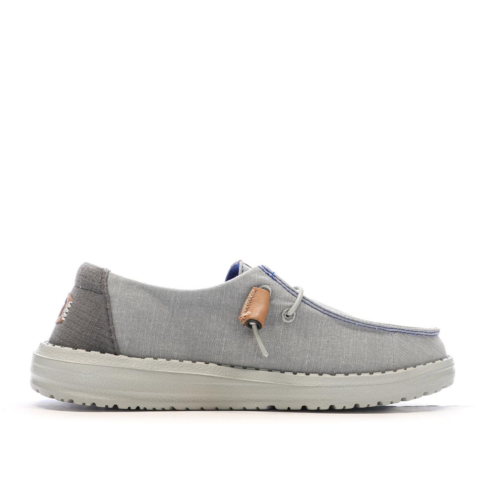 Chaussures Grises Femme Hey Dude Chambray Boho vue 2