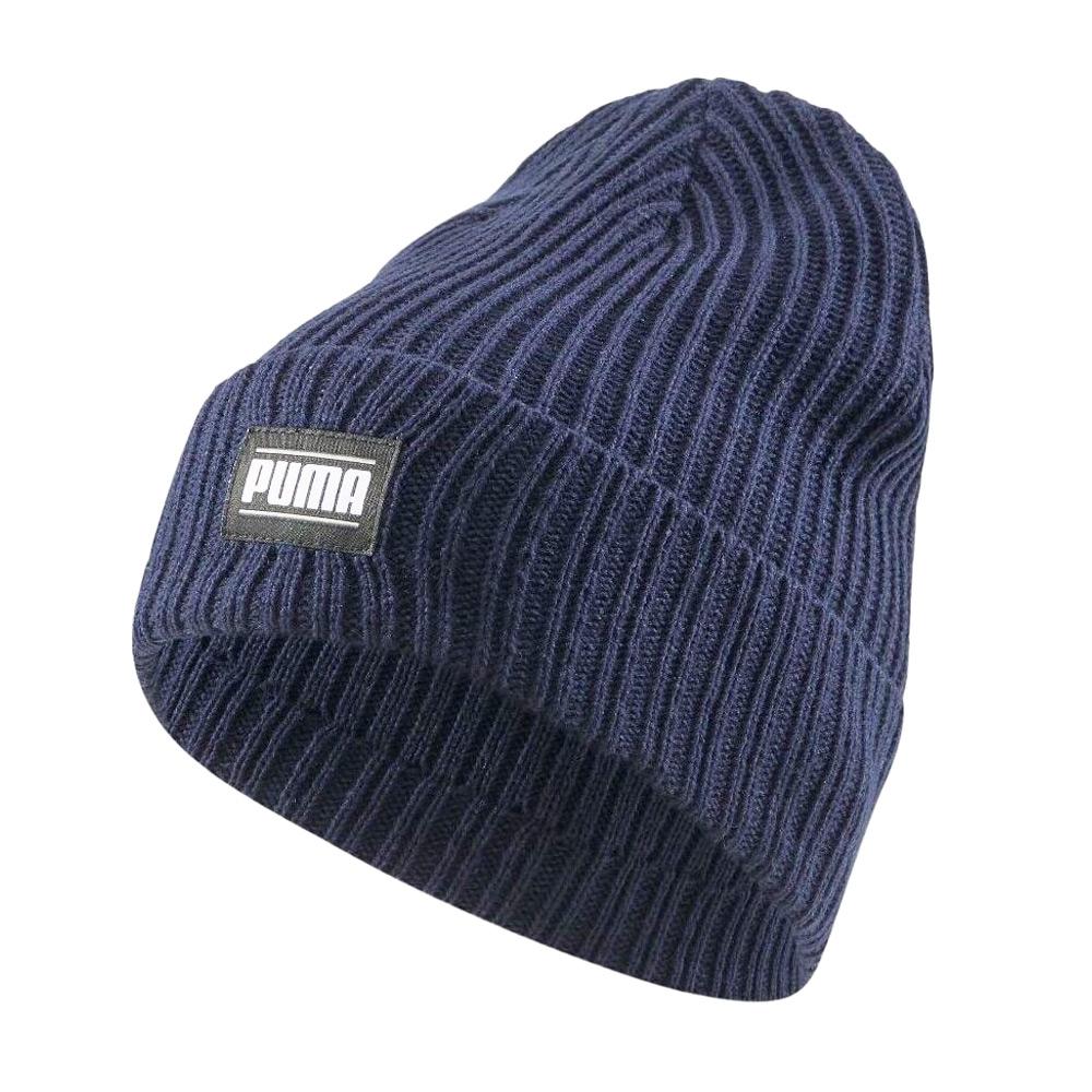 Bonnet Marine Homme Puma Ribbed Classic Cuff Beanie pas cher