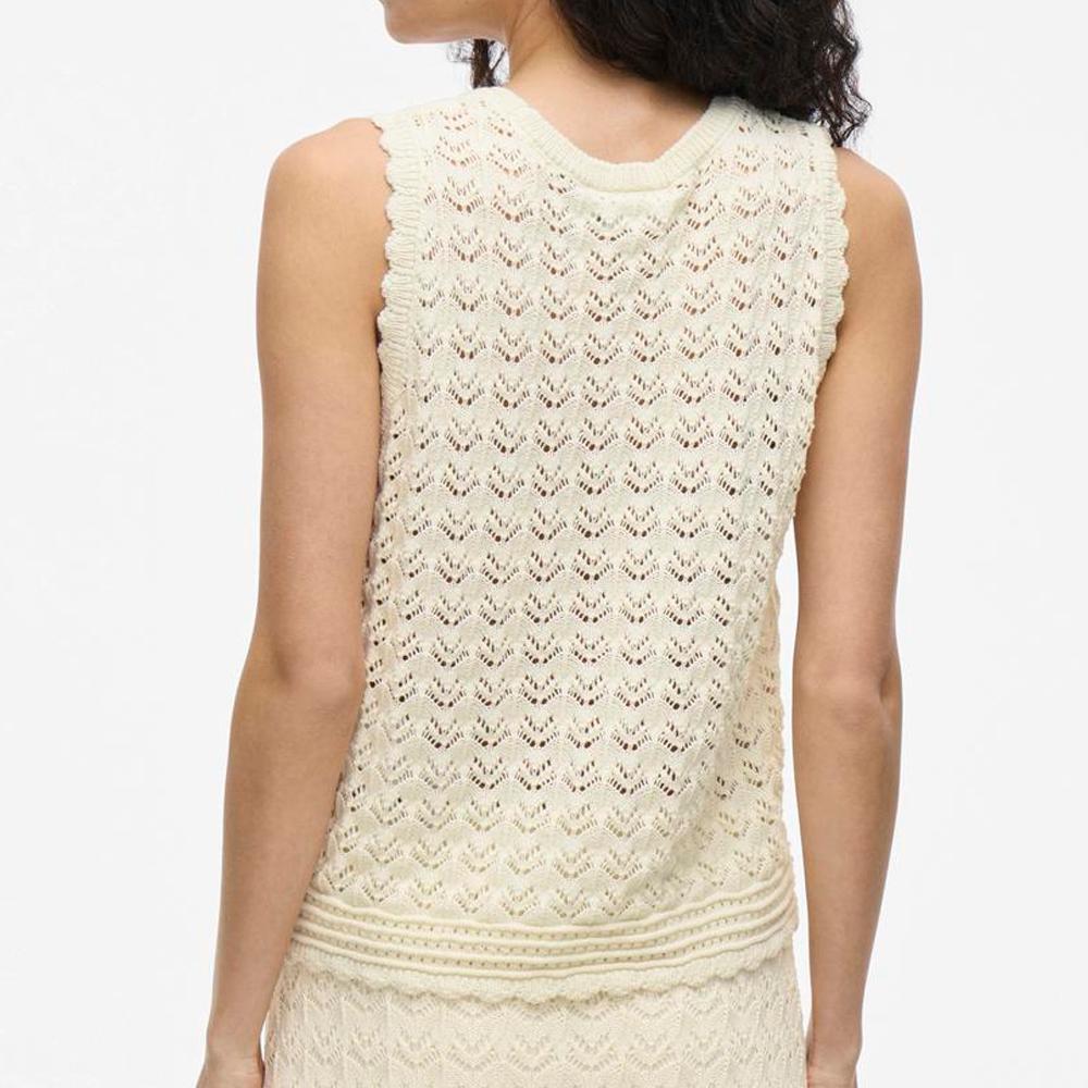 Débardeur Beige Femme Vila Vidolise vue 2