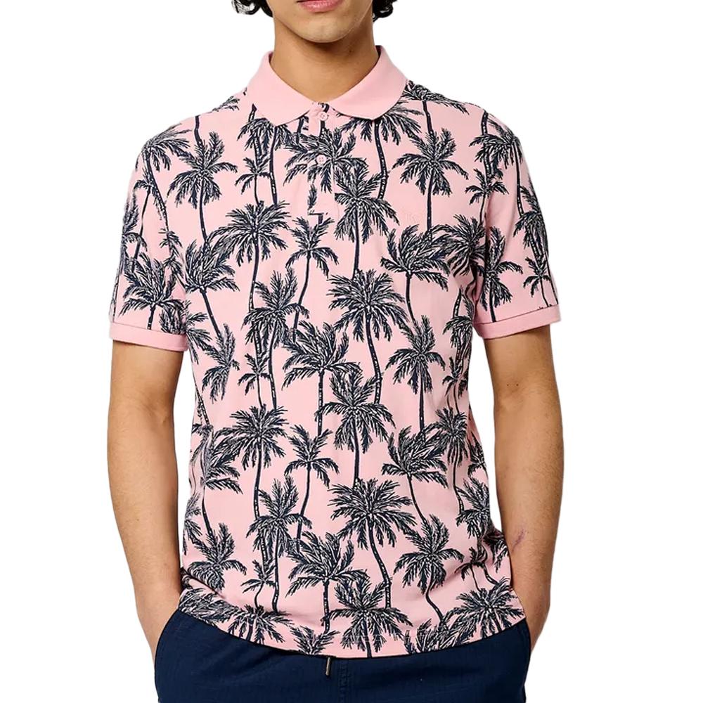 Polo Rose/Marine Homme Kaporal TYRON25EM91 pas cher