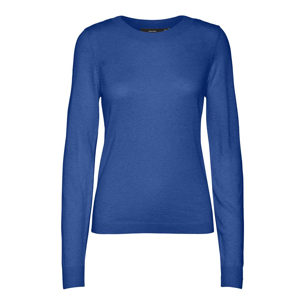 Pull Bleu Femme Vero Moda Silky pas cher