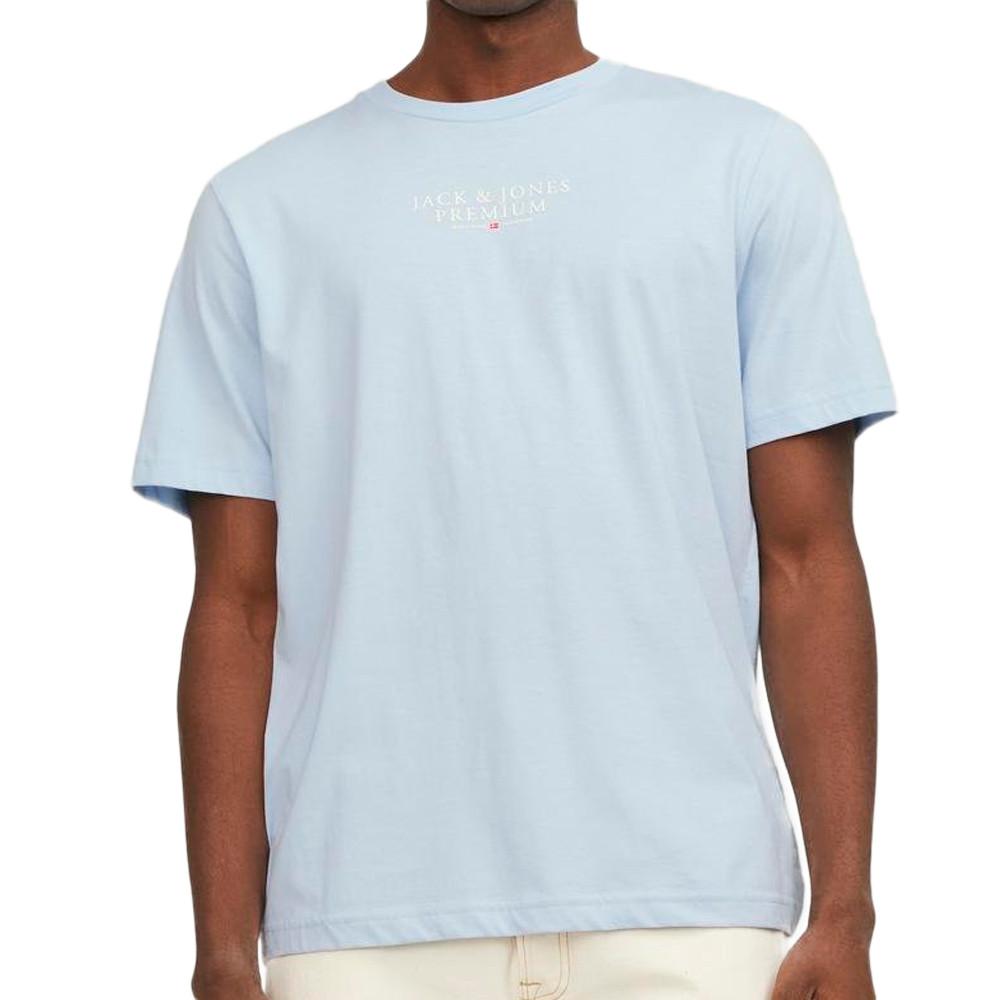 T-shirt Bleu Homme Jack & Jones Bluarchie pas cher