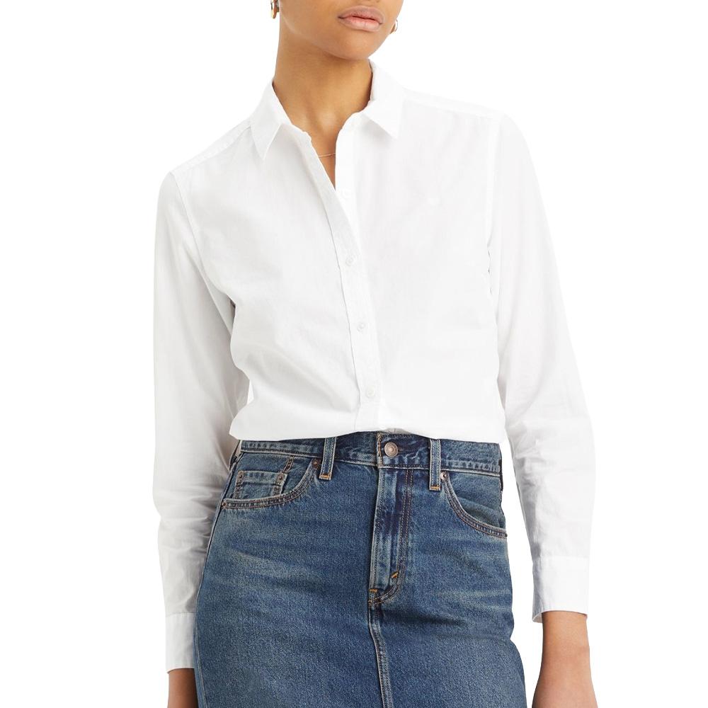 Camisa blanca Levi's The Classic para mujer barato