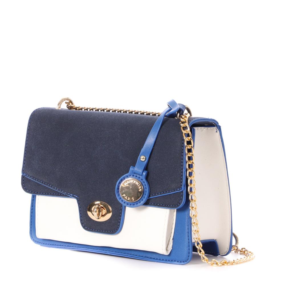 Sac Bandoulière Bleu Femme Manoukian Jimmy vue 3