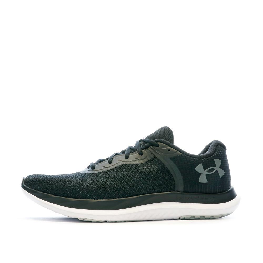 Chaussures de Running Noir/Gris Homme Under Armour Charged Breeze pas cher