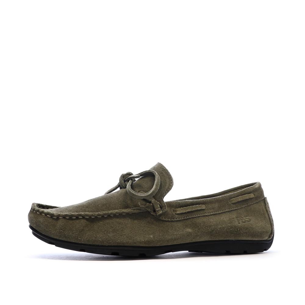 Mocassins Vert Foncé Homme TBS SAWTELL pas cher
