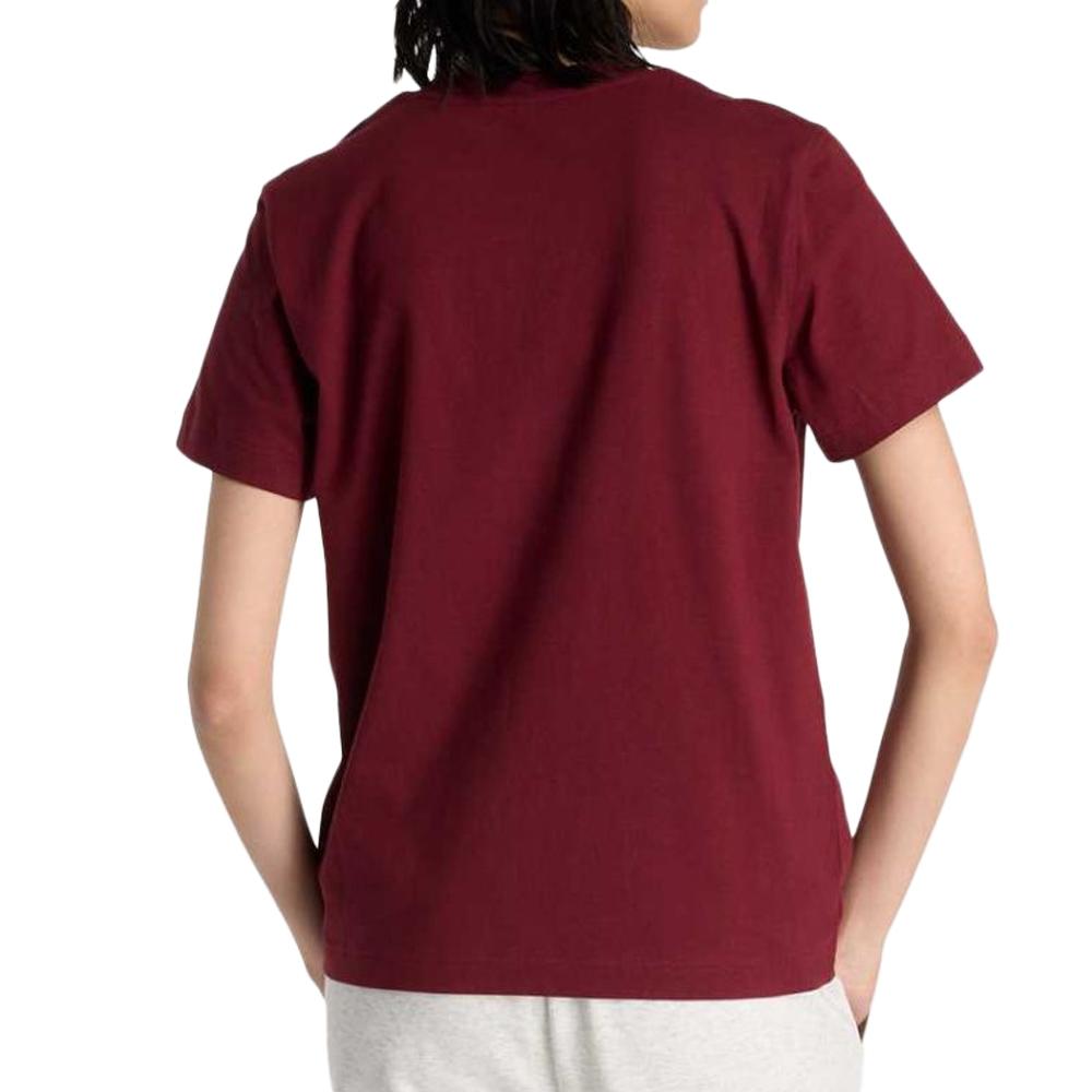 T-Shirt Bordeaux Femme New Balance Sport Essentials vue 2