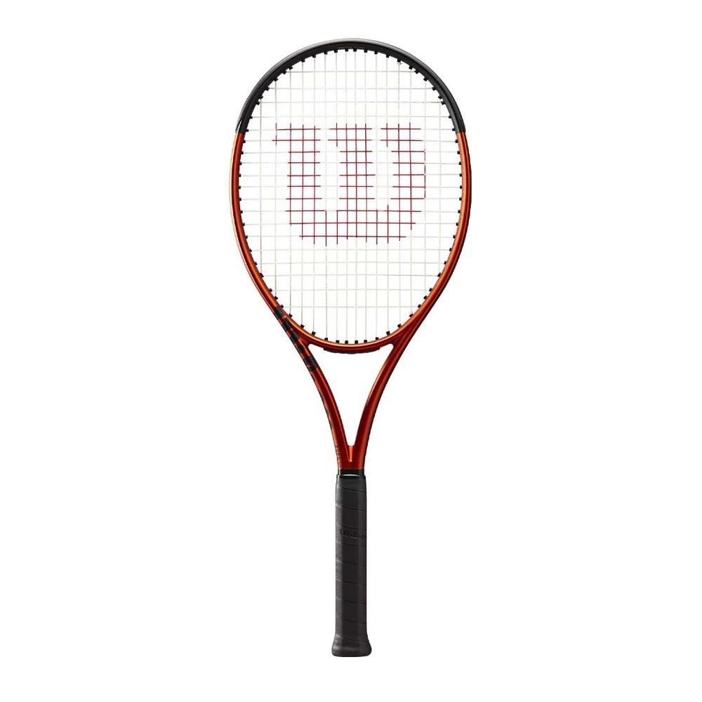 Raquette de Tennis Orange Wilson Burn 100 V5.0 pas cher
